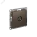 Розетка ATLASDESIGN TV оконечная 1DB механизм мокко