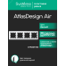 ATLASDESIGN AIR 4-постовая РАМКА, БЕЛЫЙ/дымчатый черный
