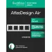 ATLASDESIGN AIR 4-постовая РАМКА, БЕЛЫЙ/дымчатый черный