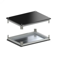 Комплект, крыша и основание, для шкафов CQE N, 400X1200 мм