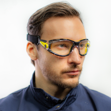 Очки защитные открытые PACAYA CLEAR STRAP прозрачные с эластичным оголовьем