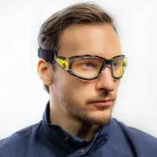 Очки защитные открытые PACAYA CLEAR STRAP прозрачные с эластичным оголовьем