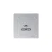 Розетка ATLASDESIGN USB 5В 1 порт x 2,1 А 2 порта х 1,05 А механизм жемчуг