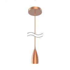 Светильник подвесной Gauss Decor PL033 медный E27, 1 м, 1/40