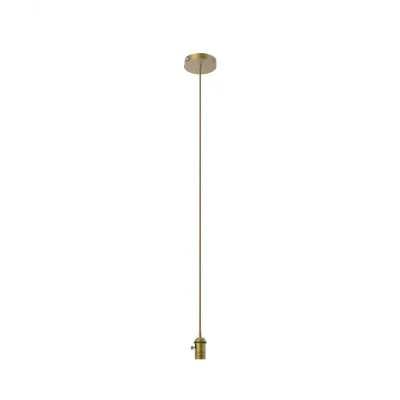 Светильник подвесной Gauss Decor PL042 бронзовый E27, 1 м, 1/40