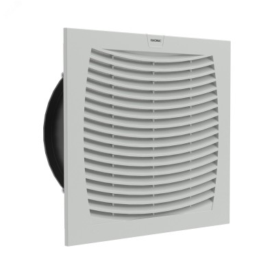 Вентилятор с фильтром ЭМС 550 м3/ч, 400В AC, 255х255 мм, IP54
