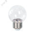 Лампа светодиодная шар прозрачный PLED- ECO- G45 3w E27 2700K CLEAR