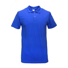 Рубашка поло с коротким рукавом, цвет василек, 3XL (р.56)