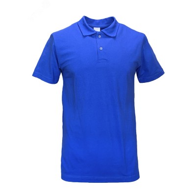 Рубашка поло с коротким рукавом, цвет василек, 3XL (р.56)