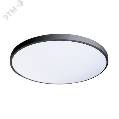 Светильник светодиодный ДБО-48w OPAL 6500К черный 3840Лм IP20 JazzWay