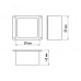Светильник светодиодный ДВО 089/G OPAL 42W 6500K GREY IP40 /комплект/ 3480Лм JazzWay