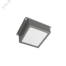 Светильник светодиодный ДВО 089/G OPAL 9W 4000K GREY IP40 780Лм JazzWay