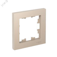 ATLASDESIGN рамка однопостовая, ПЕСОЧНЫЙ