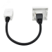 PRIMER РКМ-20-10-П Розетка мультимедийная HDMI M/M (2 модуля) белая IEK