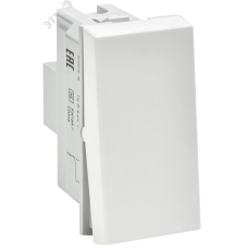 PRIMER ВК4-11-00-П Выключатель проходной одноклавишный (1 модуль) белый IEK