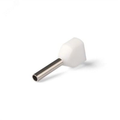 НШВИ(2) сечение 0,5 мм2, длина 8 мм, белые (100 шт/уп)