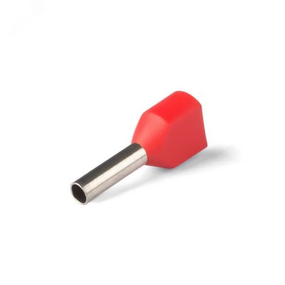 НШВИ(2) сечение 1,0 мм2, длина 10 мм, красные (100 шт/уп)