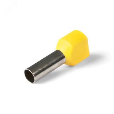 НШВИ(2) сечение 6,0 мм2, длина 14 мм, желтые (100 шт/уп)