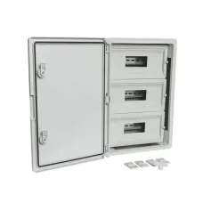 Корпус пластиковый распределительный ЩРН-45 IP65 серая дверь 500х350х190