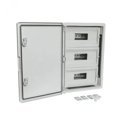 Корпус пластиковый распределительный ЩРН-45 IP65 серая дверь 500х350х190