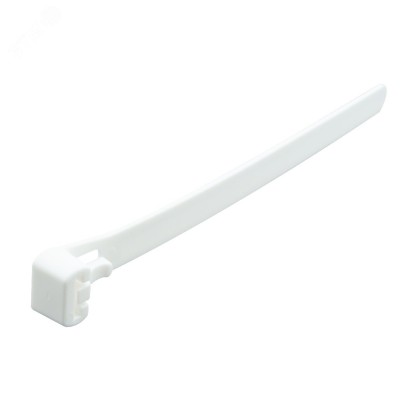 Многоразовая хомут-стяжка 200 х 7,5 мм (белая) (50 шт/уп)