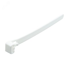 Многоразовая хомут-стяжка 300 х 7,5 мм (белая) (50 шт/уп)