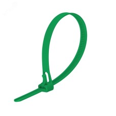 Многоразовая хомут-стяжка 200 х 7,5 мм (темно-зеленая) (50 шт/уп)