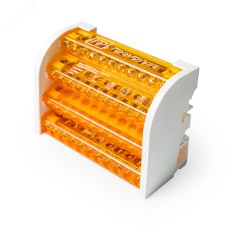 Шина на DIN-рейку в корпусе (кросс-модуль) 4х11