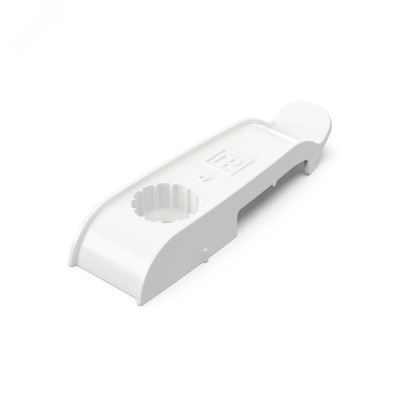 Держатель плоского кабеля односторонний для прямого монтажа на 2 места белый (30шт/840шт уп/кор)