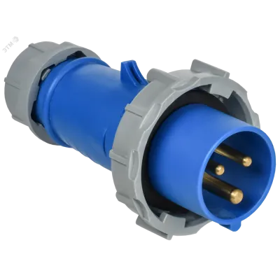 Вилка переносная ССИ-0132 16А 6ч 220В 2P+PE IP67 IEK