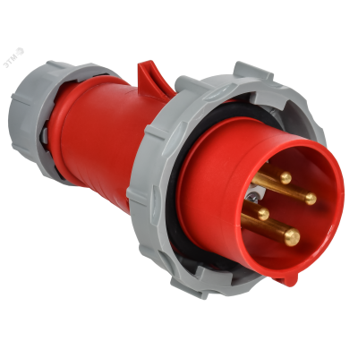 Вилка переносная ССИ-0142 16А-6ч/380-415В 3P+PE IP67 IEK