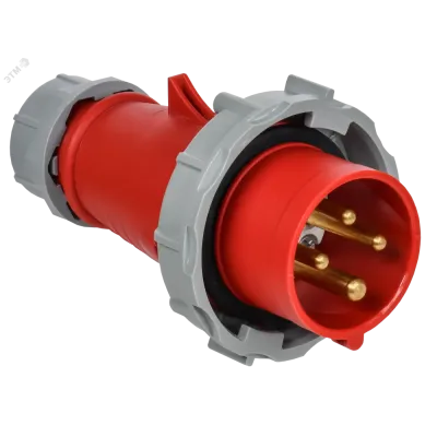 Вилка переносная ССИ-0142 16А 6ч 380В 3P+PE IP67 IEK