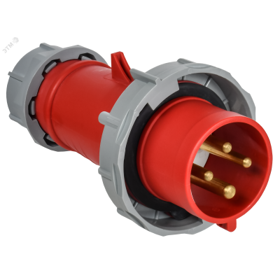 Вилка переносная ССИ-0242 32А-6ч/380-415В 3P+PE IP67 IEK