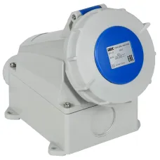 Розетка стационарная ССИ-1232 32А 6ч 220В 2P+PE IP67 IEK