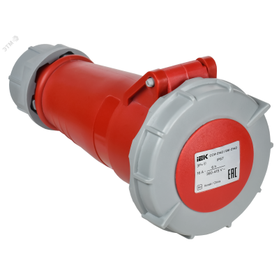 Розетка переносная ССИ-2142 16А-6ч 380В 3P+PE IP67 IEK