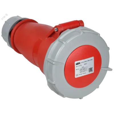 Розетка переносная ССИ-2152 16А 6ч 380В 3P+PE+N IP67 IEK