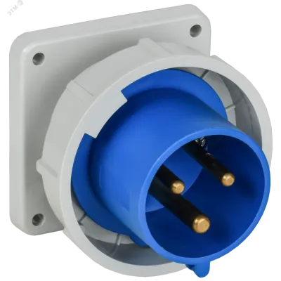 Вилка встраиваемая ССИ-3232 32А 6ч 220В 2P+PE IP67 IEK