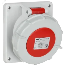 Розетка встраиваемая ССИ-4152 16А 6ч 380В 3P+PE+N IP67 IEK