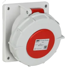 Розетка встраиваемая ССИ-4242 32А 6ч 380В 3P+PE IP67 IEK