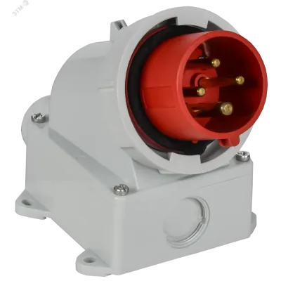Вилка стационарная ССИ-5142 16А 6ч 380В 3P+PE IP67 IEK