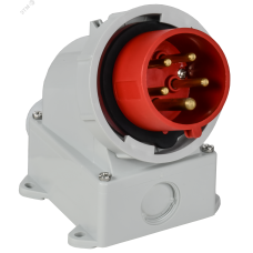 Вилка стационарная ССИ-5152 16А-6ч/380В 3P+PE+N IP67 IEK