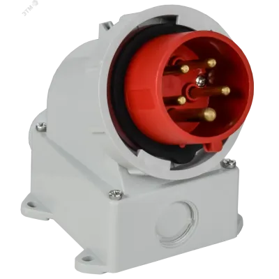 Вилка стационарная ССИ-5152 16А 6ч 380В 3P+PE+N IP67 IEK