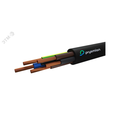 Провод ПВСнг(А)-LS 5x0.75 черный 0.38/0.66 кВ