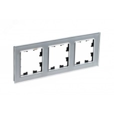 Рамка трехпостовая ATLASDESIGN NATURE, ОРГАНИЧЕСКОЕ СТЕКЛО АЛЮМИНИЙ