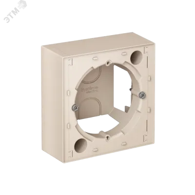 Коробка ATLASDESIGN для наружного монтажа бежевый
