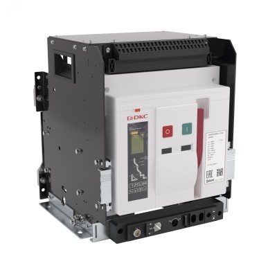 Выключатель автоматический воздушный ON AGS12S 3Р 1250 А 80 кА, расцепитель 3H, выкатной, управление 220 В AC, горизонтальное подключение