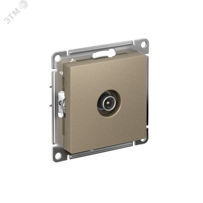 Антенна ATLASDESIGN TV коннектор механизм шампань