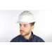 Каска защитная QUARTZ UP III белого цвета с храповым механизмом без вентиляции