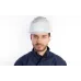 Каска защитная QUARTZ UP IV белого цвета с храповым механизмом с вентиляцией