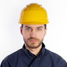 Каска защитная из полипропилена с вентиляцией QUARTZ UP IV цвет Желтый